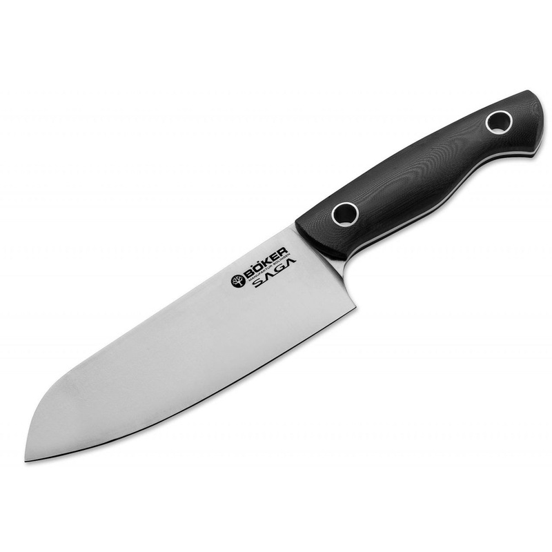 Boker Saga 6.3″ Santoku Knife – G10 Satin