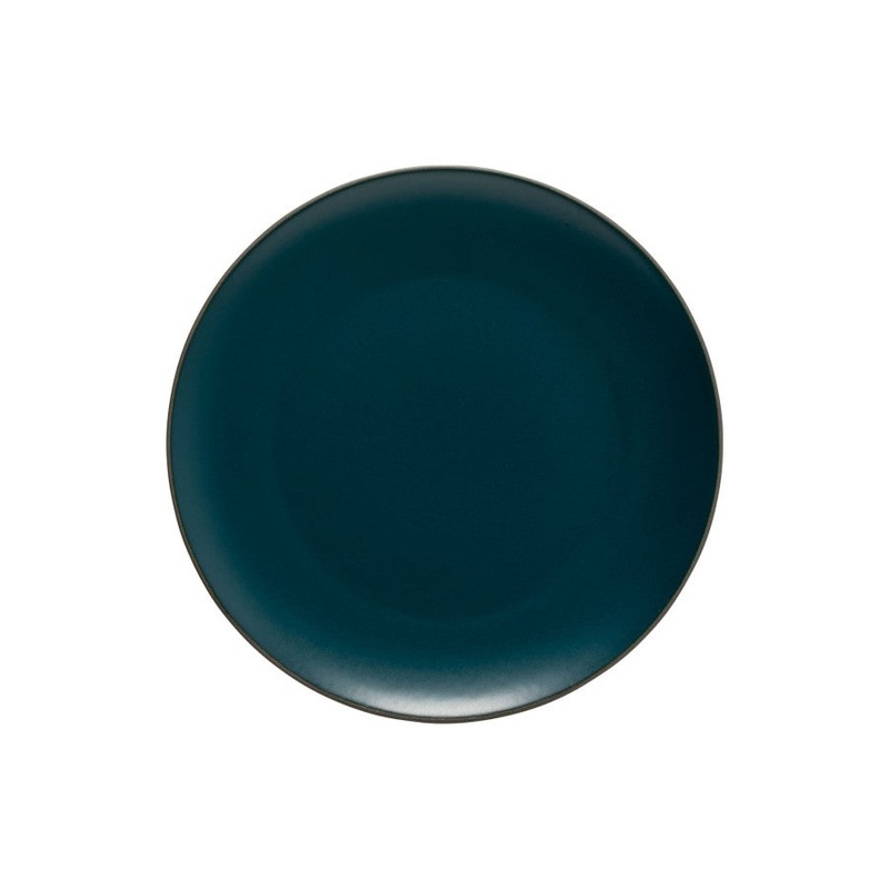 Dinner Plate, Stacked Organic – Deep Sea