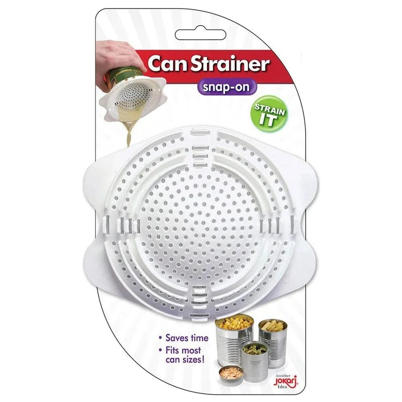 Jokari Can Strainer Snap-on – White