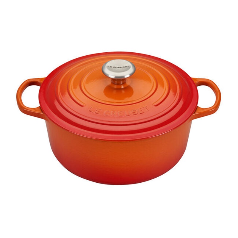 Le Creuset 5.5 Qt Signature Round Oven – Flame