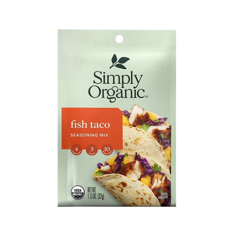 Simply Organic Fish Taco Seasoning Mix 1.13 oz