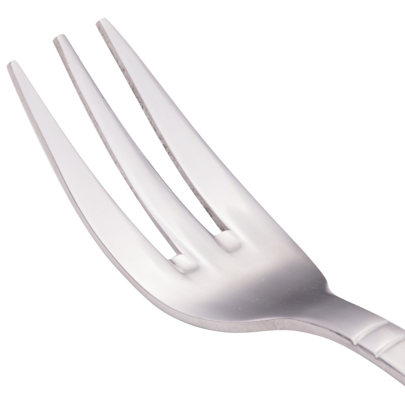 Walco 7015 Meteor 5 5/8″ 18/0 Stainless Steel Heavy Weight Cocktail Fork – 12/Pack