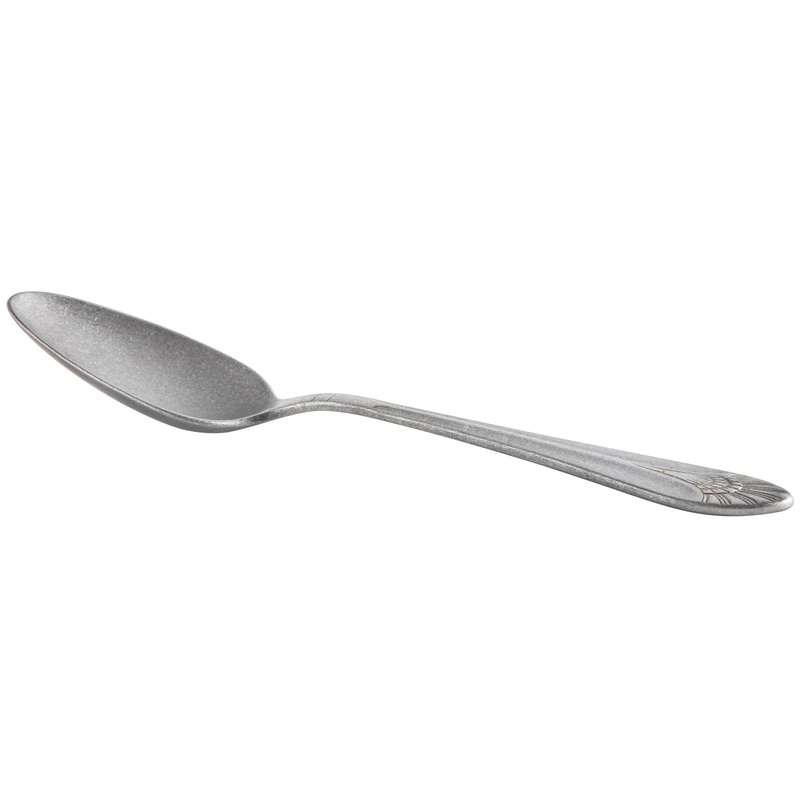 World Tableware 664 002 Vintage Metropolitan 7 1/4″ 18/0 Stainless Steel Heavy Weight Dessert Spoon – 12/Pack