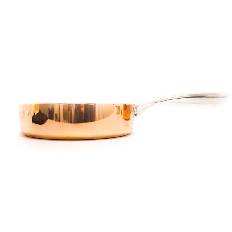 BergHOFF Vintage Tri-Ply Copper 8″ Deep Skillet, Polished
