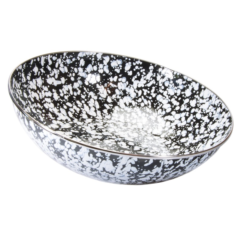 Black Swirl Catering Bowl