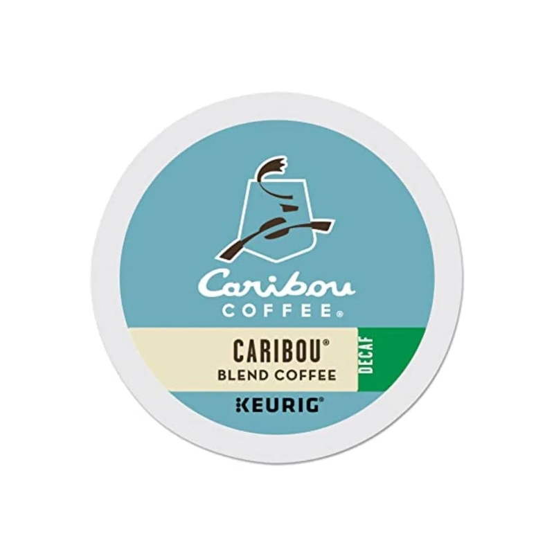 Caribou Decaf Blend K-Cup Recyclable Coffee Pods (Box of 24)