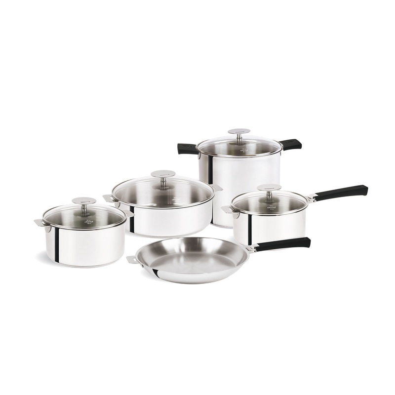 Cristel Mutine Removable Handle – 13 Pc. Stainless Steel Cookware Set