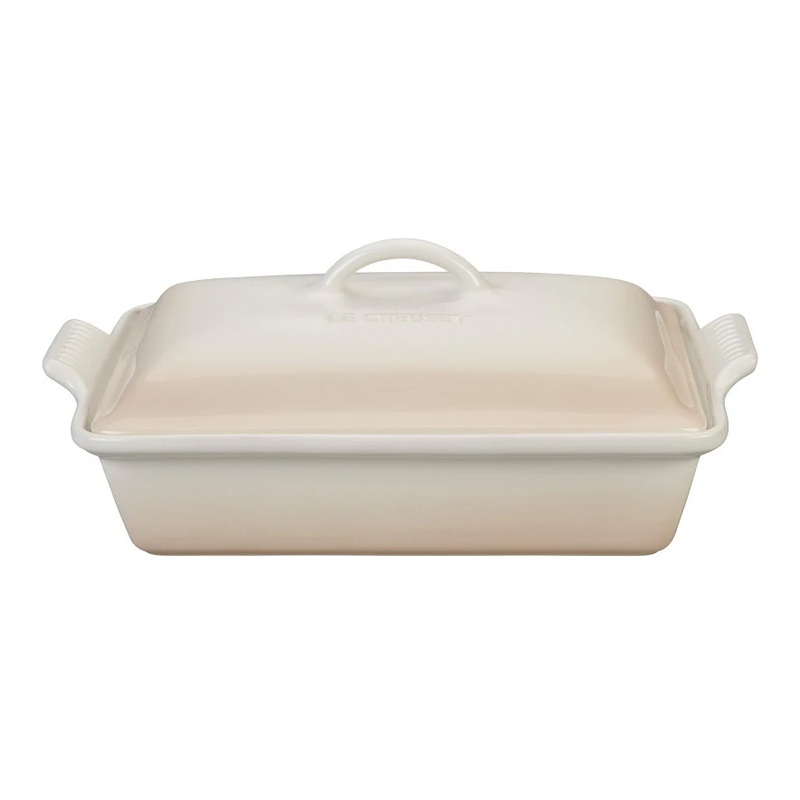 Le Creuset Heritage Rectangular Casserole 4 qt – Meringue