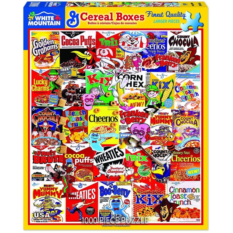 Puzzle 1,000 piece inCereal Boxesin