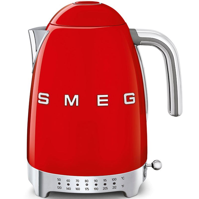 Smeg 50’s Retro Style Variable Temperature KLF04 Red Kettle