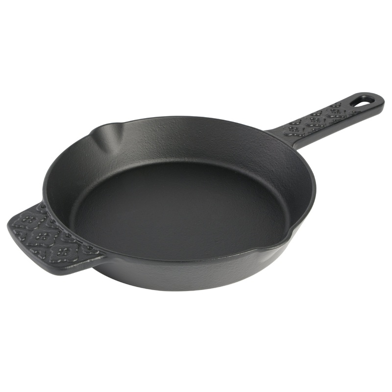 Spice by Tia Mowry Savory Saffron 8″ Pre-Seasoned Cast Iron Skillet