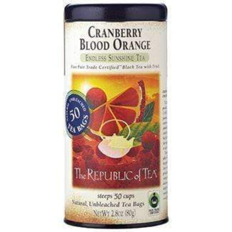 The Republic of Tea Cranberry Blood Orange Black Tea Bags
