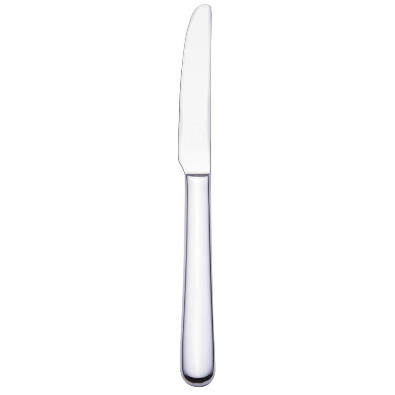 Walco 08451 Star 9 1/4″ 18/10 Stainless Steel Extra Heavy Weight European Table Knife – 12/Pack