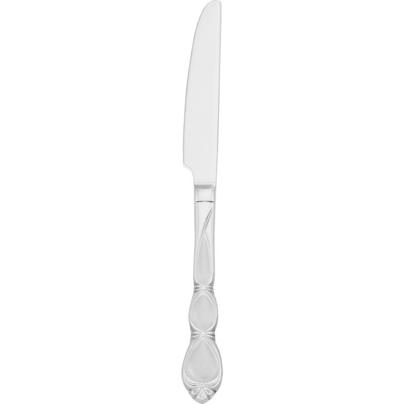Walco 2211 Dramatique 7″ 18/10 Stainless Steel Extra Heavy Weight Solid Handle Butter Knife – 12/Pack