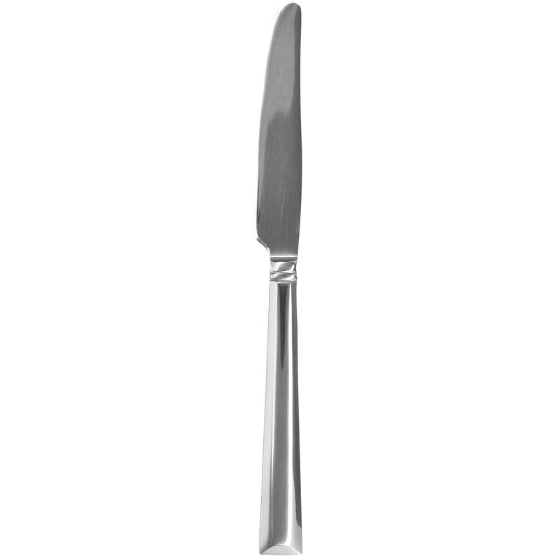 Walco TRU451 Truss 9 3/4″ 18/0 Stainless Steel Heavy Weight European Table Knife – 12/Pack