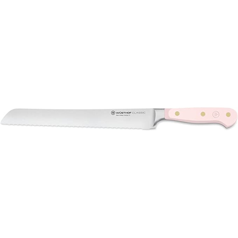 Wusthof Classic Pink Himalayan Salt – 9″ Double Serrated Bread Knife