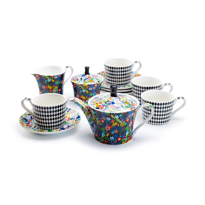 Mad Hatter Bone China Tea Set