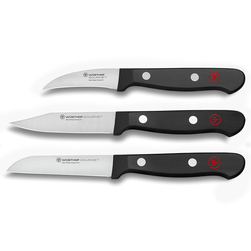 Wusthof Gourmet Three Piece Paring Knife Set