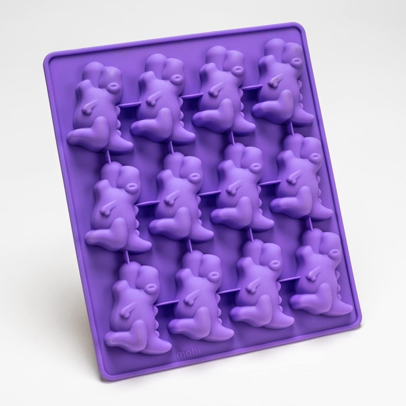 Dino Dogs Silicone Mold by Mobi