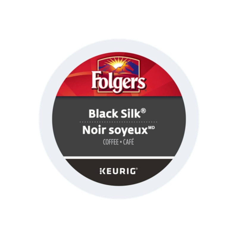 Folgers Gourmet Selections Black Silk K-Cup Recyclable Pods (Case of 96)