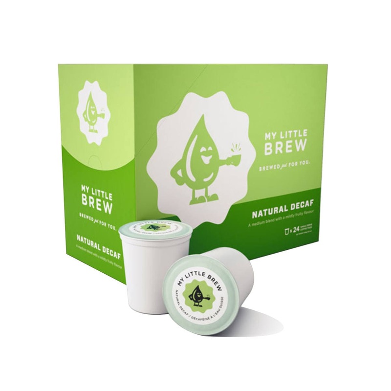 My Little Brew Natural Decaf Single-Serve Coffee Pods (Box of 24)