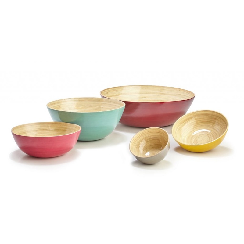 Shallow Bamboo Bowl in “Nature”, Small