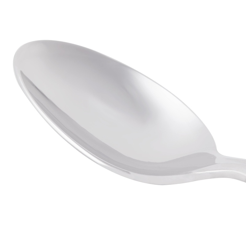 World Tableware 969 001 Madison 6 1/4″ 18/8 Stainless Steel Extra Heavy Weight Teaspoon – 12/Pack