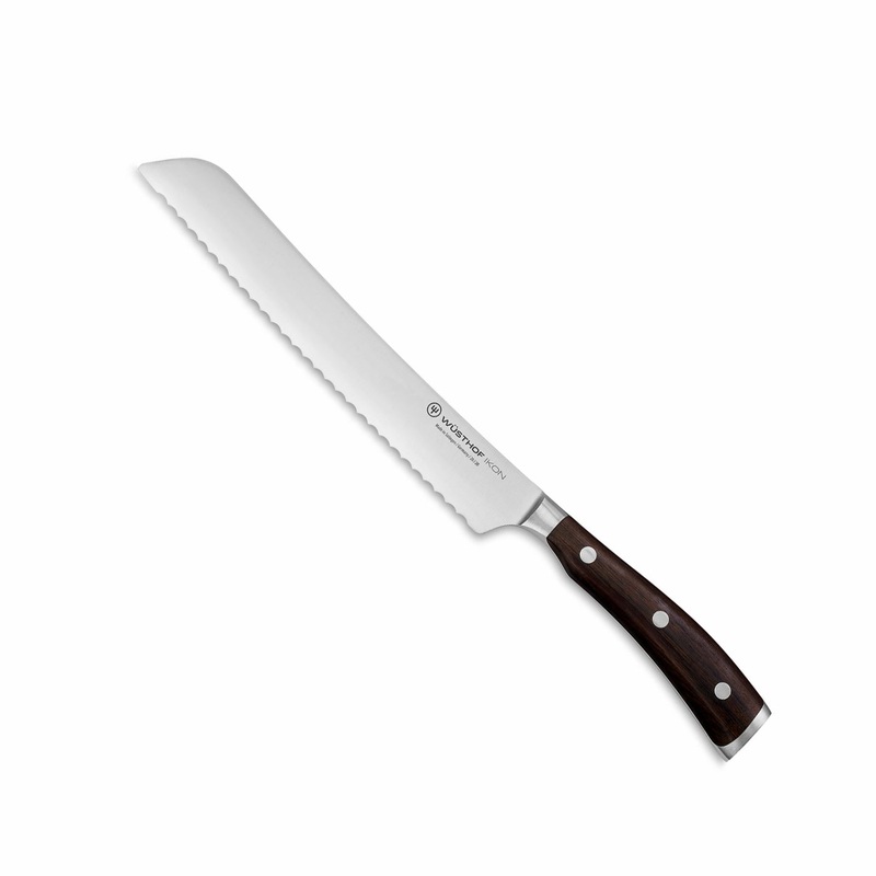 Wusthof Ikon Blackwood – 8″ Bread Knife