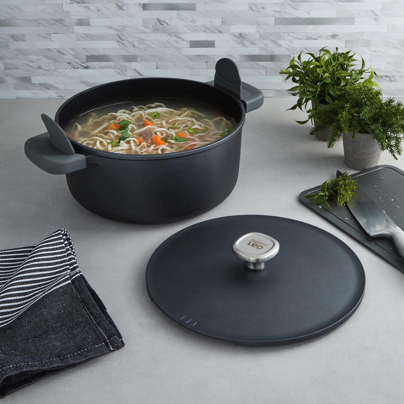 BergHOFF Leo Phantom Nonstick Ceramic 11″ Stockpot 7.6qt., Recycled