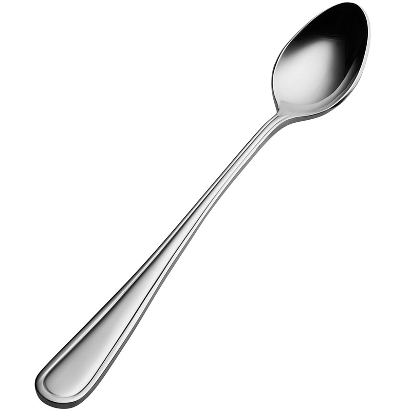 Bon Chef SBS302 Tuscany 7 1/2″ 18/0 Extra Heavy Weight Bonsteel Iced Tea Spoon – 12/Pack