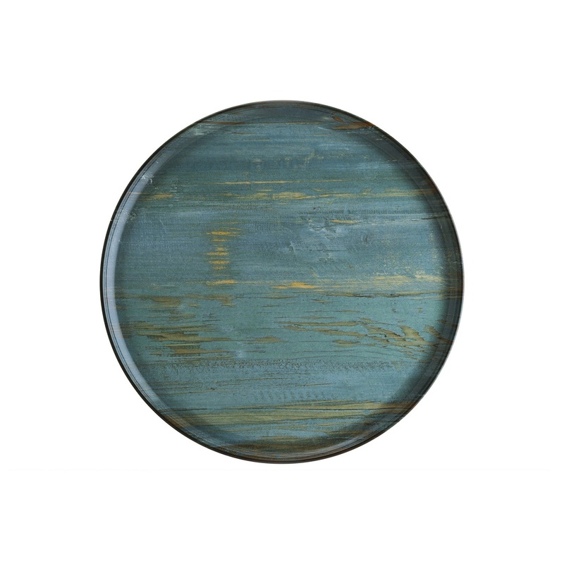 Madera dia.12.75″ Round Decorated Porcelain Plate