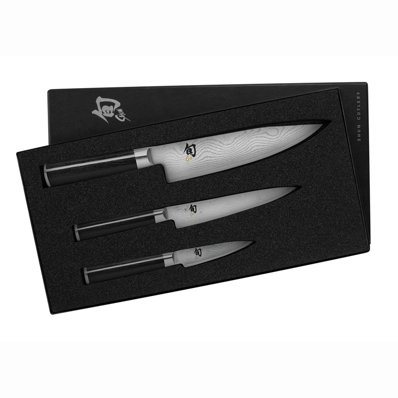 Shun Classic – 3 Pc. Starter Knife Boxed Set