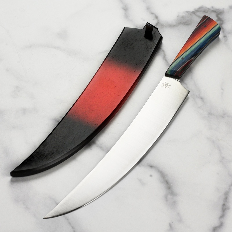 Town Cutler Baja 11″ Scimitar with Saya