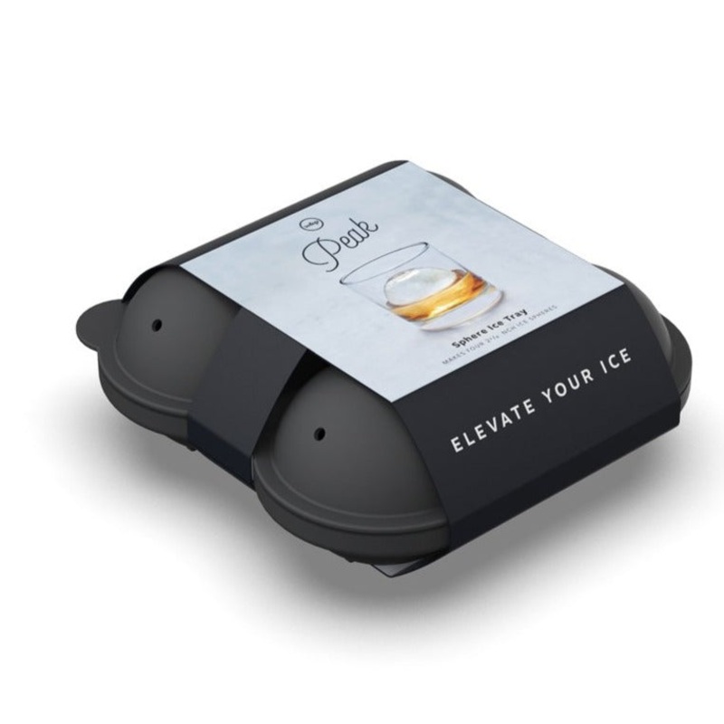 W & P Peak Sphere Ice Mold – Charcoal