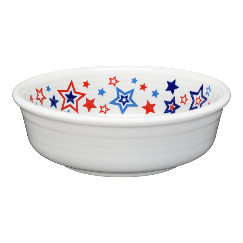 Americana Stars Classic Rim 5 5/8 Inch Small Bowl 15 OZ