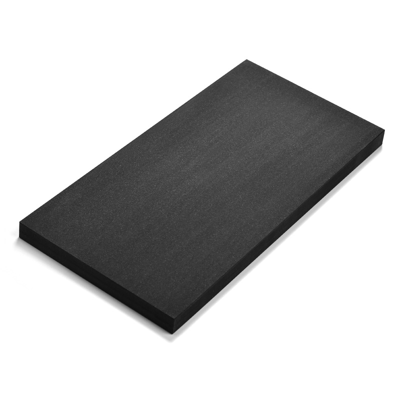 Asahi Black Professional Rubber Cutting Board, 23.6 x 11.8″ (20mm)
