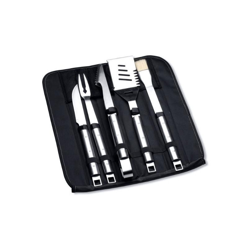 BergHOFF Cubo  6Pc Stainless Steel BBQ Set with Folding Bag