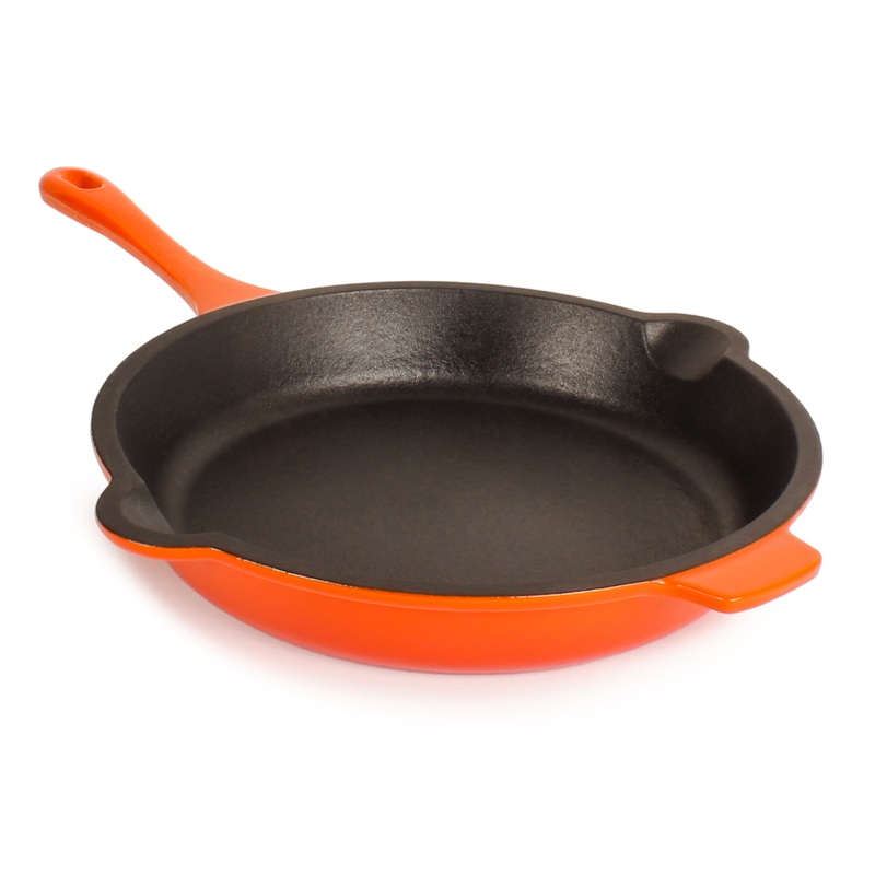 BergHOFF Neo Cast Iron Fry Pan 10″, Orange