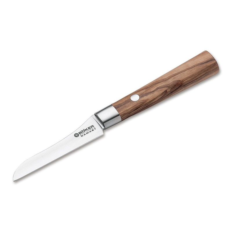 Boker Damascus Olive 3.3″ Vegetable Knife