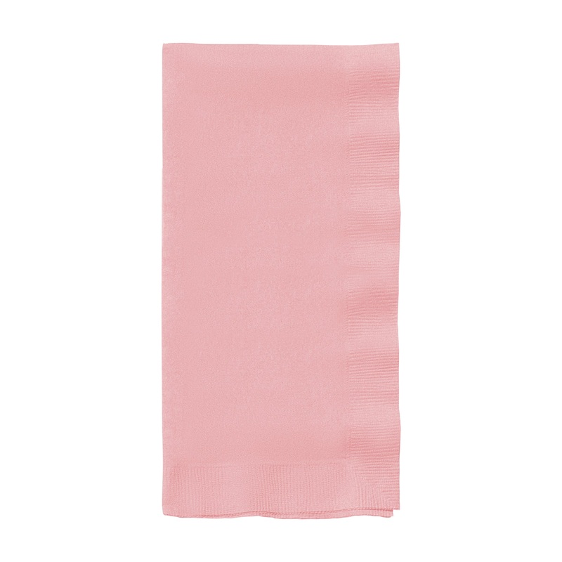 Classic Pink Paper Dinner Napkins