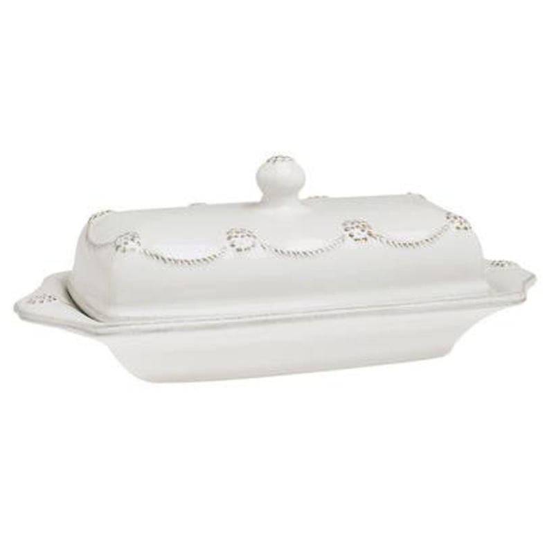 Juliska- Berry & Thread Whitewash Butter Dish