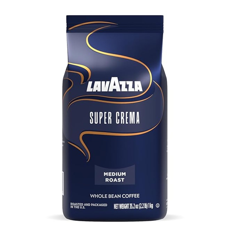 Lavazza Super Crema Espresso – Whole Bean – 2.2 lb