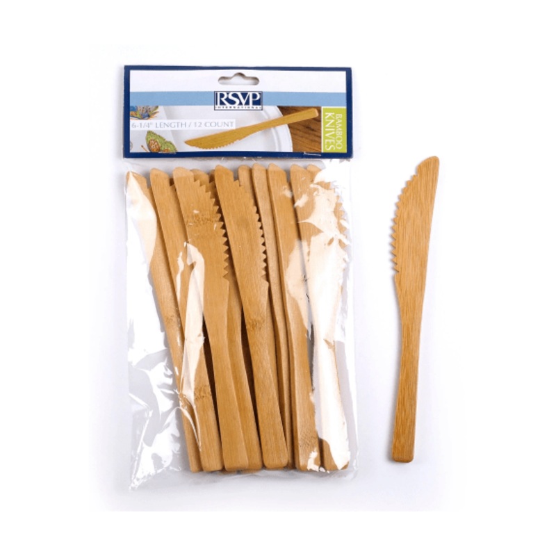 RSVP Bamboo Knives – 12 PCS