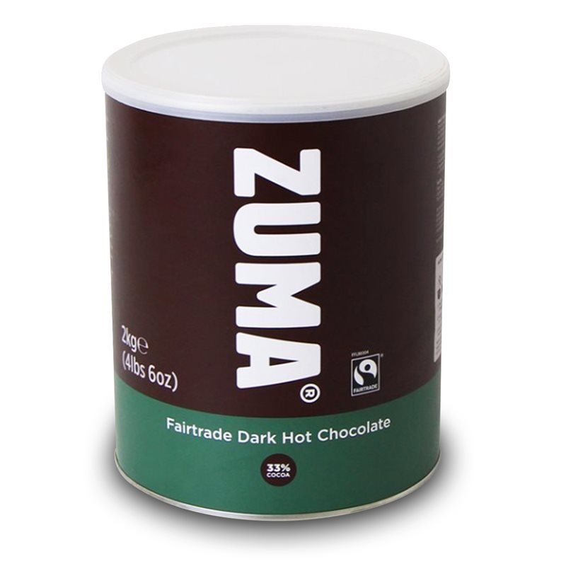 Zuma Fairtrade Hot Chocolate Powder 2Kg Tin