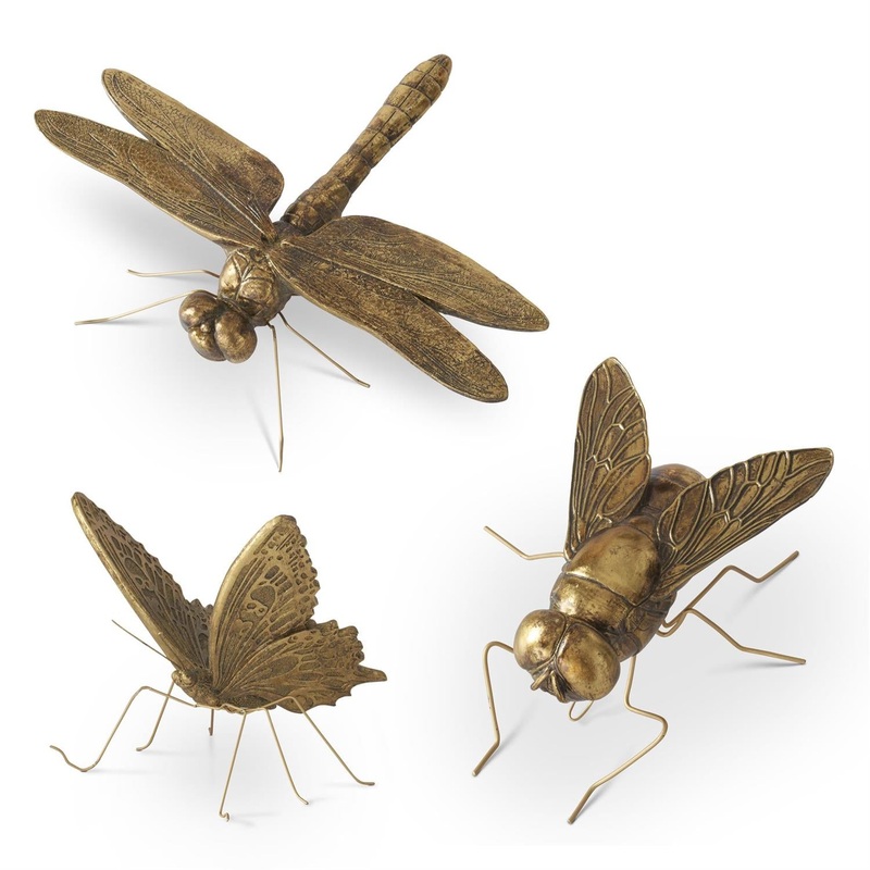 Gold Resin Insects
