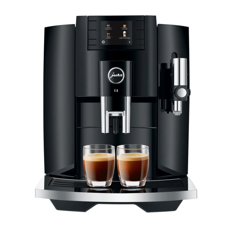 Jura E8 Piano Black Automatic Coffee Machine 15400