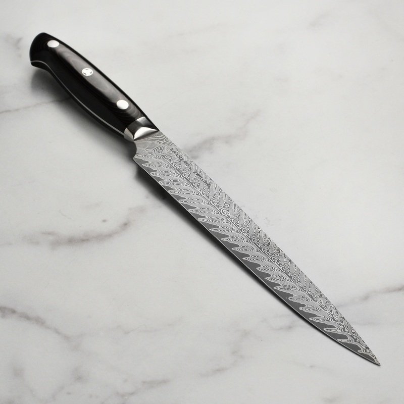 Kramer Stainless Damascus 9″ Slicing Knife