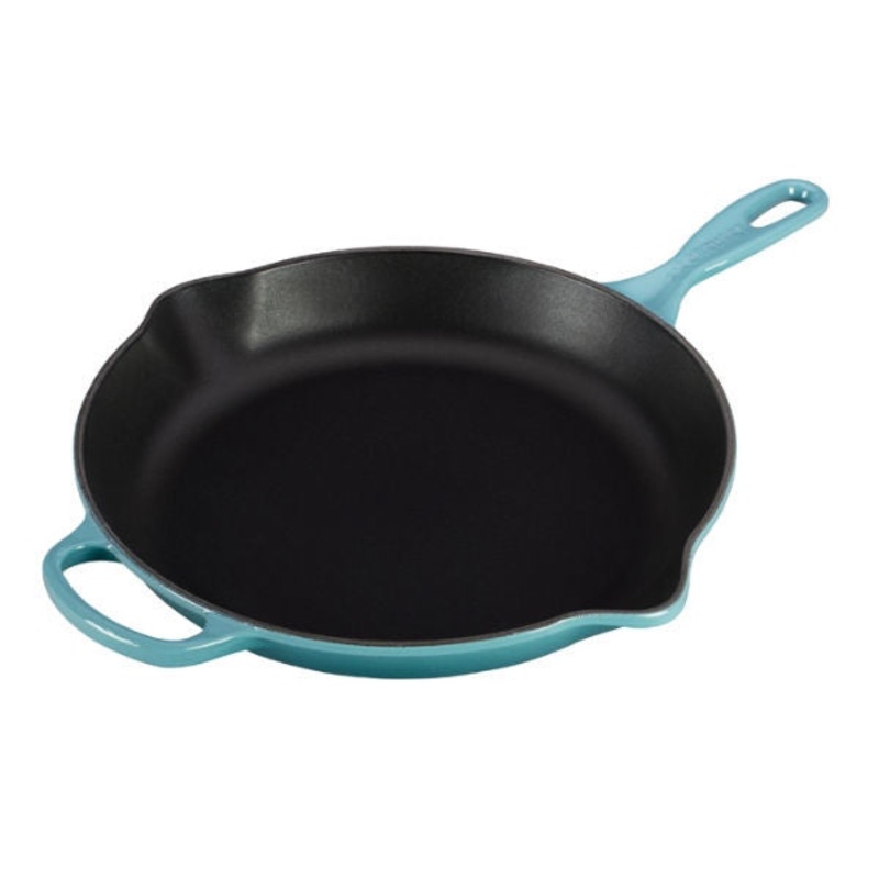 Le Creuset 11.75″ Iron Handle Skillet – Caribbean
