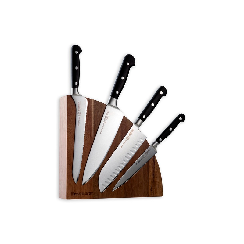 Messermeister Meridian Elite 6 Piece Magnet Knife Block Set