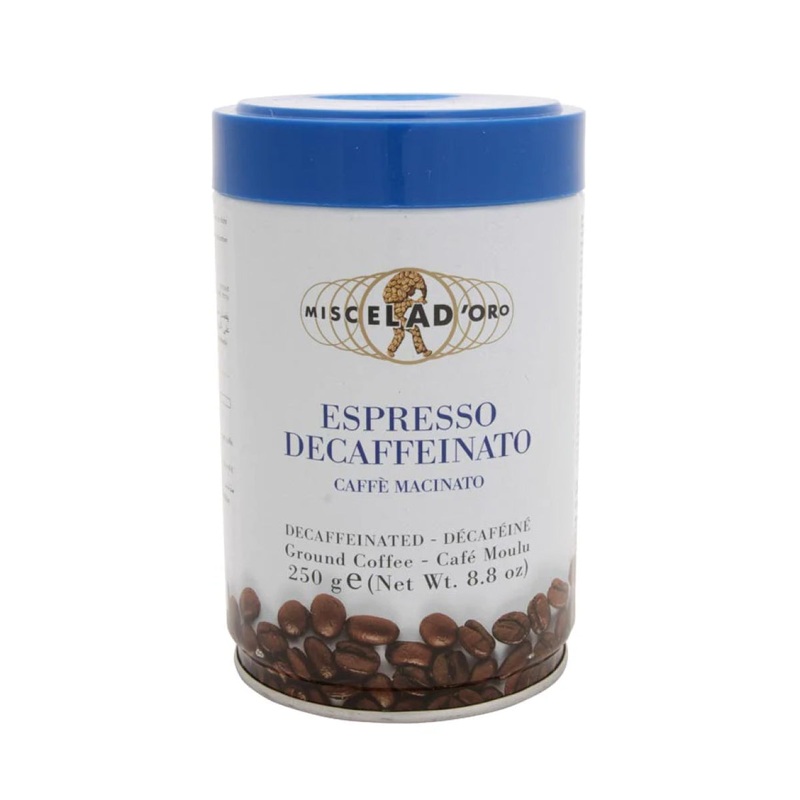 Miscela d’Oro Espresso Decaffeinato [pre-ground, 8.8 oz. can]